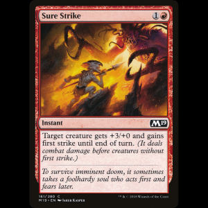 MTG Sure Strike Core Set 2019 m19#161