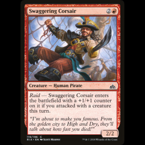 MTG Swaggering Corsair Rivals of Ixalan rix#119