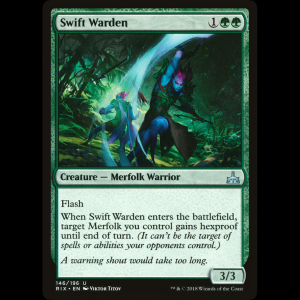 MTG Swift Warden Rivals of Ixalan rix#146