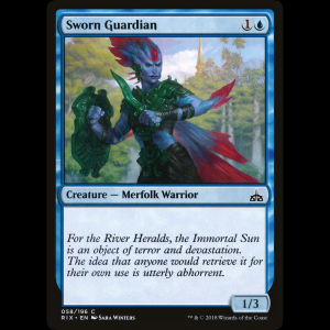 MTG Sworn Guardian Rivals of Ixalan rix#58