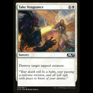 MTG Vengarse (Take Vengeance) Core Set 2019 m19#40