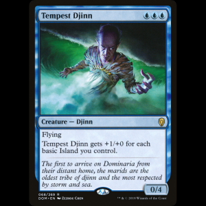 MTG Tempest Djinn Dominaria dom#68