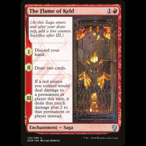 MTG The Flame of Keld Dominaria dom#123