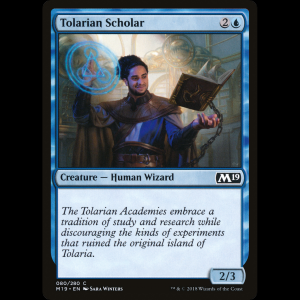 MTG Tolarian Scholar Core Set 2019 m19#80