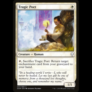 MTG Tragic Poet Dominaria dom#37