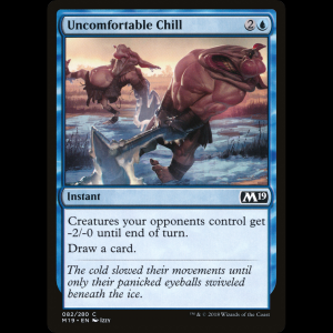 MTG Uncomfortable Chill Core Set 2019 m19#82