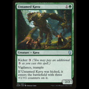 MTG Untamed Kavu Dominaria dom#186