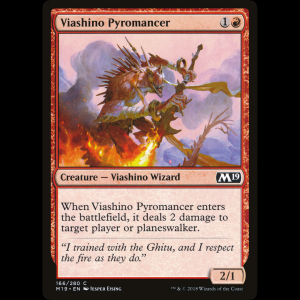 MTG Viashino Pyromancer Core Set 2019 m19#166