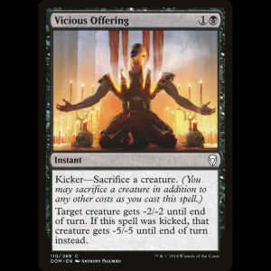 MTG Vicious Offering Dominaria dom#110