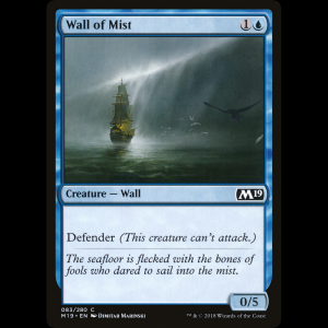 MTG Wall of Mist Core Set 2019 m19#83