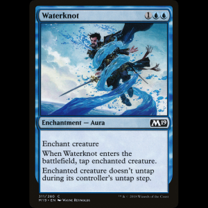 MTG Encadenamiento acuático (Waterknot) Core Set 2019 m19#311