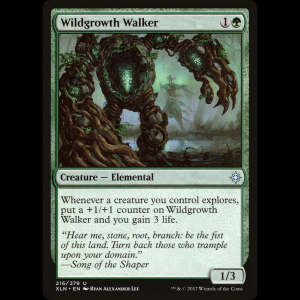 MTG Wildgrowth Walker Ixalan xln#216