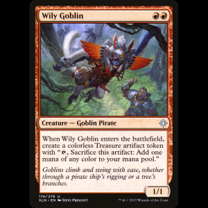 MTG Wily Goblin Ixalan xln#174