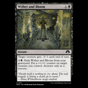 MTG Wither and Bloom Modern Horizons 3 mh3#111