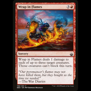 MTG Wrap in Flames Battlebond bbd#188