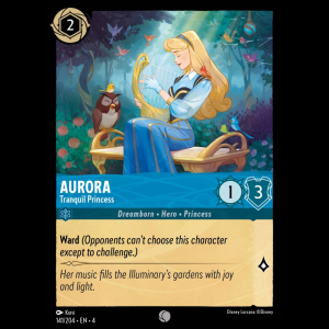 Lorcana Aurora - Tranquil Princess - Ursula's Return 4#141