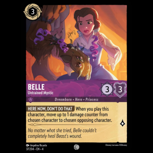 Lorcana Belle - Untrained Mystic - Ursula's Return 4#37