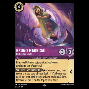 Lorcana Bruno Madrigal - Undetected Uncle - Ursula's Return 4#39