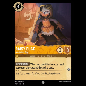 Lorcana Daisy Duck - Musketeer Spy - Ursula's Return 4#7