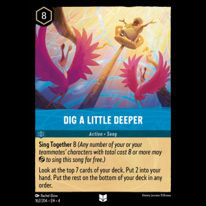 Lorcana Dig a Little Deeper - Ursula's Return - FOIL 4#162