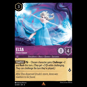 Lorcana Elsa - Storm Chaser - Ursula's Return 4#42