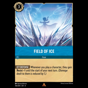 Lorcana Field of Ice - Ursula's Return - FOIL 4#166