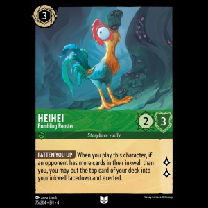 Lorcana HeiHei - Bumbling Rooster - Ursula's Return 4#75