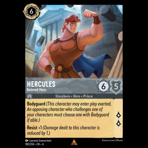 Lorcana Hercules - Beloved Hero - Ursula's Return 4#180