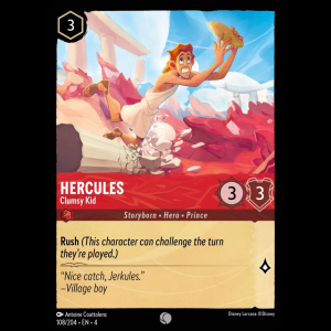 Lorcana Hercules - Clumsy Kid - Ursula's Return 4#108