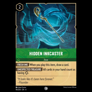 Lorcana Hidden Inkcaster - Ursula's Return - FOIL 4#98