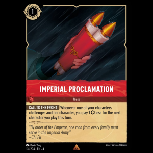 Lorcana Imperial Proclamation - Ursula's Return 4#131