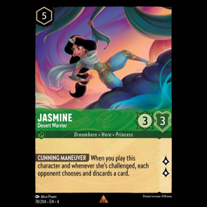 Lorcana Jasmine - Desert Warrior - Ursula's Return 4#78