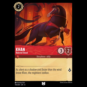 Lorcana Khan - Beloved Steed - Ursula's Return - FOIL 4#110