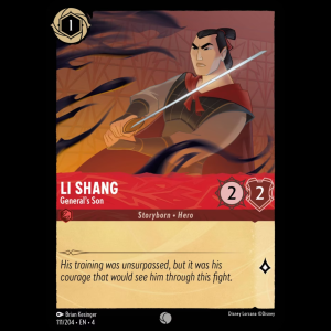 Lorcana Li Shang - General’s Son - Ursula's Return - FOIL 4#111