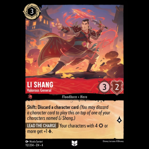 Lorcana Li Shang - Valorous General - Ursula's Return 4#112