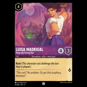 Lorcana Luisa Madrigal - Magically Strong One - Ursula's Return 4#47