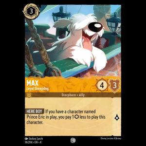 Lorcana Max - Loyal Sheepdog - Ursula's Return - FOIL 4#14