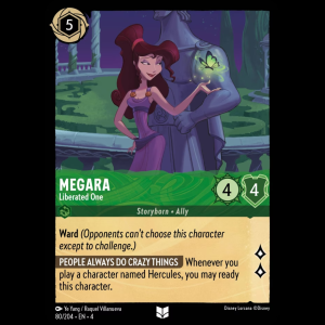 Lorcana Megara - Liberated One - Ursula's Return 4#80