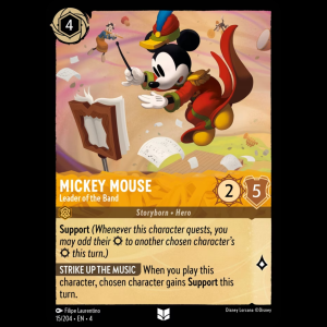 Lorcana Mickey Mouse - Leader of the Band - Ursula's Return 4#15