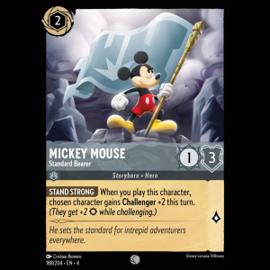 Lorcana Mickey Mouse - Standard Bearer - Ursula's Return 4#188