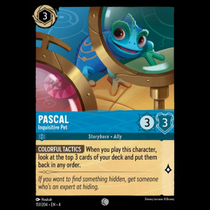 Lorcana Pascal - Inquisitive Pet - Ursula's Return - FOIL 4#151