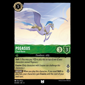 Lorcana Pegasus - Cloud Racer - Ursula's Return - FOIL 4#83