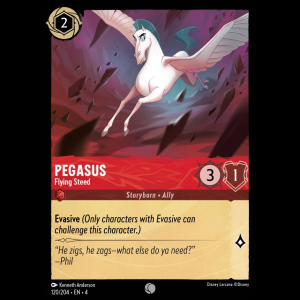 Lorcana Pegasus - Flying Steed - Ursula's Return - FOIL 4#120