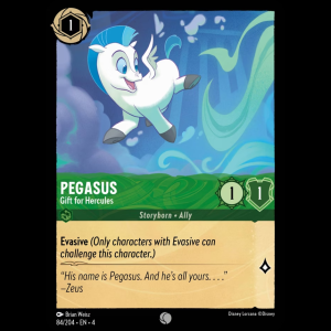 Lorcana Pegasus - Gift for Hercules - Ursula's Return - FOIL 4#84