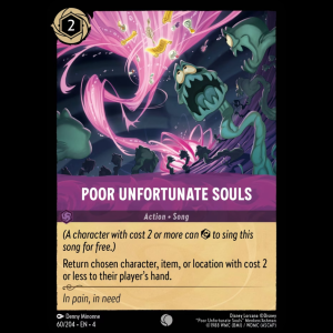 Lorcana Poor Unfortunate Souls - Ursula's Return - FOIL 4#60