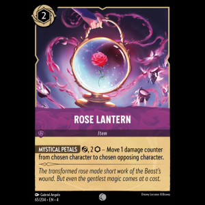 Lorcana Rose Lantern - Ursula's Return 4#65