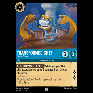 Lorcana Transformed Chef - Castle Stove - Ursula's Return - FOIL 4#157