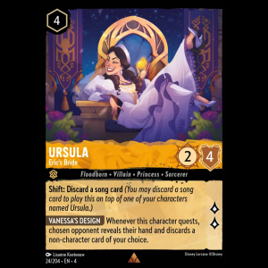 Lorcana Ursula - Eric's Bride - Ursula's Return - FOIL 4#24