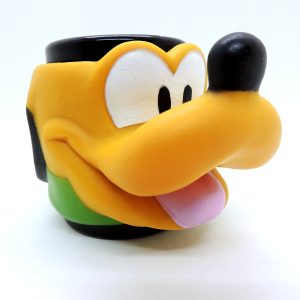Mickey Pluto Taza Vaso Fliess Cabeza Retro Disney Mug