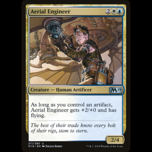 MTG Ingeniera aérea (Aerial Engineer) Core Set 2019 m19#211